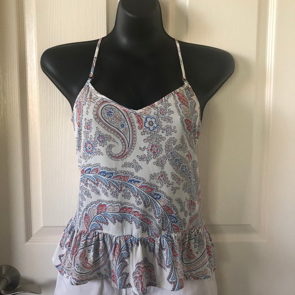 🌺3 for $25🌺Abercrombie & Fitch Paisley print top - Picture 1 of 3